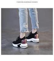 Zapatillas Deportivas para Mujer Suela Suave de Malla, Transpirables, Zapatillas de Correr al Aire Libre, Zapatillas Casuales con Cordones - details 6