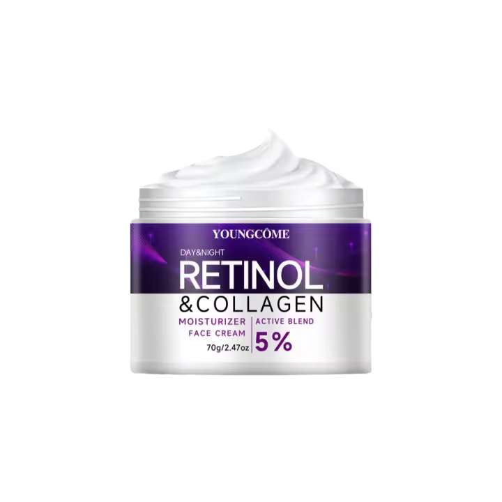 Crema Facial de Colágeno Retinol Anti-envejecimiento, Suavizante de Piel, Hidratación Profunda - 1