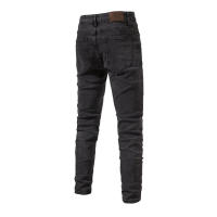 Pantalones de mezcla lavados personalizados para hombre, rectos, ligeramente elásticos, informales, a la moda, primavera y otoño, nuevos - details 2