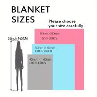 1 Manta De Franela Con Estampado De Sobre, Para Mi Abuela, Cálida, Acogedora, Suave, Para Sofá, Cama, Sofá - details 6