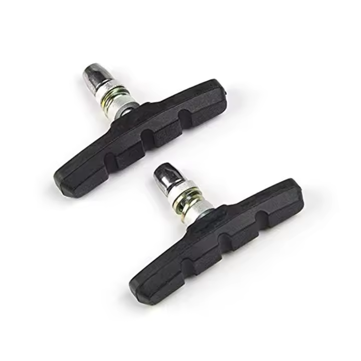 Piezas duraderas para bicicleta de montaña, soporte de freno en V de 70MM, pastillas de freno en V negras, zapatas de freno para bicicleta, bloques de freno para bicicleta - 1