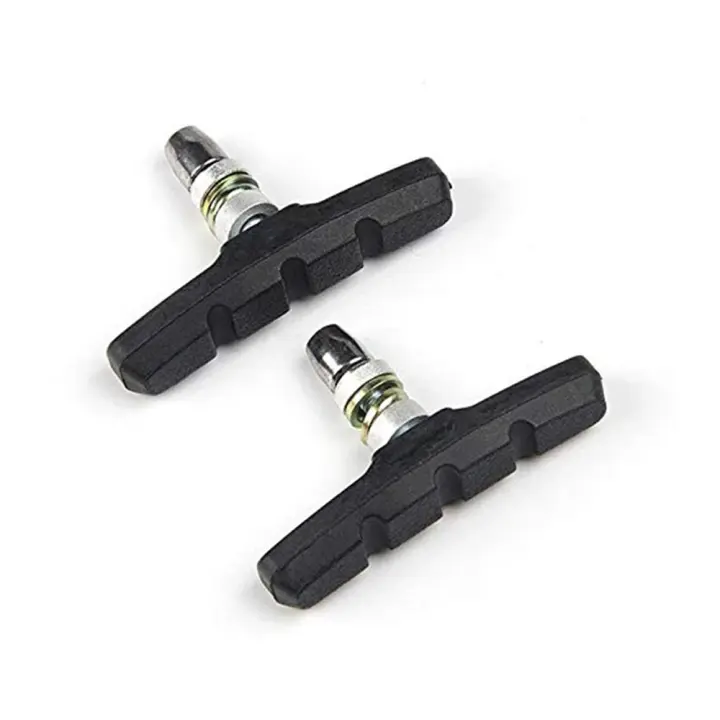Piezas duraderas para bicicleta de montaña, soporte de freno en V de 70MM, pastillas de freno en V negras, zapatas de freno para bicicleta, bloques de freno para bicicleta - 1