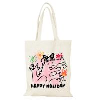 Bolso personalizado, bonito bolso de mano de lona, ​​bolsos de ocio con dibujos animados para mujer, nuevos bolsos, bolso de mujer, bolso de compras ecológico, tela de playa - details 9