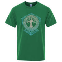 Yggdrasil Camiseta con Diseño de Árbol del Mundo para Hombre, Camisa con Patrón Estampado, Mitología Nórdica, Odin Aesir, Prenda de Marca de Moda, Verano, 2022 - details 10