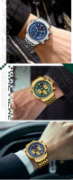 Reloj de Hombre MINIFOCUS Estilo Aviador – Cuarzo, Luminoso, Fecha, Acero Inoxidable - details 11