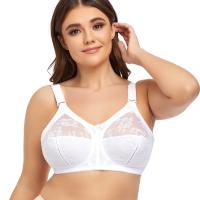 Sujetador de encaje Sexy para mujer, minimizador de realce de figura completa, sujetador de pecho grande inalámbrico de talla grande 36 38 40 42 44 46 48 50 B C D E - details 12