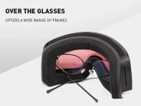 Kapvoe-gafas fotocromáticas de nieve para hombre y mujer, máscara antiniebla para Snowboard, protección UV400, Invierno - details 4