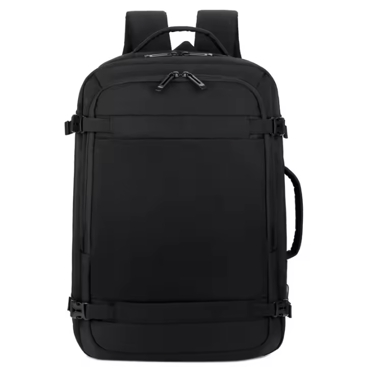 Mochila de viaje USB expandible de 40L Bolsa de mano aprobada por vuelo, resistente al agua, duradera Ajusta a portátiles de 17 pulgadas - 1