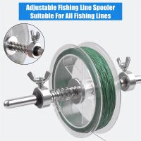 Enrollador de línea de pesca portátil, máquina de carrete giratorio de Baitcasting, sistema de bobinado, accesorios de herramientas de pesca, 2 piezas - details 1