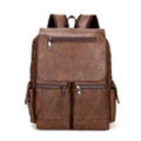 Bolsos de cuero retro pu, mochilas universitarias de moda para hombres, mochilas de computadora casuales, mochilas - details 4