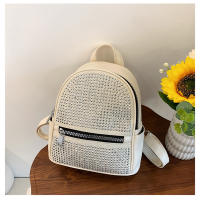 Mochila casual simple, moderna y de gran capacidad, diamantes de imitación de gas extranjero, bolsa de gas extranjero. - details 26