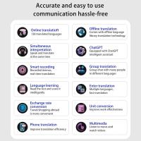 Dispositivo traductor de Ia S80, dispositivo con 138 idiomas, traducción de voz, 17 traducción sin conexión, interpretación simultánea - details 3