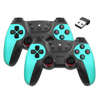 BLUEKAKA Juego de 2 mandos inalámbricos para PC, Joystick de mano para TV, ordenador, Android, mando a distancia con adaptador adicional - details 7