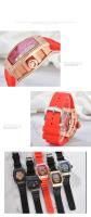 Reloj de Pulsera de Cuarzo de Lujo Automático Diseño Ecológico Oro Resistente al Agua Luminoso - details 5