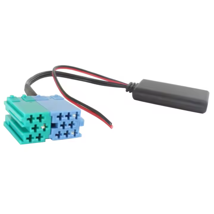 Cambiador de CD de Audio de 6 + 8 pines para coche, receptor Bluetooth 5,0, adaptador Aux para Fiat Bravo 2007 + Visteon, Cable auxiliar de Radio - 1
