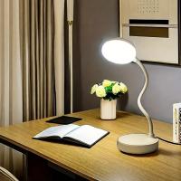 Lámpara de mesa con enchufe USB, lámpara de escritorio recargable, cama, lectura, libro, luz nocturna, LED, 3 modos de atenuación, protección ocular, lámpara de noche - details 3