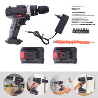 Juego de destornilladores inalámbricos LED, Taladro Inalámbrico de 48V con 2 baterías y cargador, 25-28 - details 6