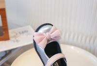 Zapatos de cuero de estilo coreano para niña, zapatillas de princesa con pajarita, versátiles y elegantes, a la moda, para fiesta, novedad de otoño, 2024 - details 16