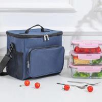 Bolsa de almuerzo aislada grande para hombres y adultos, caja de almacenamiento de alimentos calientes, térmica, fresca - details 8