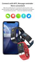 Reloj inteligente E66 para hombre, pulsera deportiva resistente al agua, ECG, PPG, frecuencia cardíaca, oxígeno en sangre, adecuado para IOS - details 10