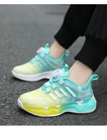 Nuevos zapatos deportivos ligeros para niños, zapatillas de deporte con hebilla giratoria para niños, zapatillas informales transpirables para correr, zapatillas de tenis para niños al aire libre - details 29