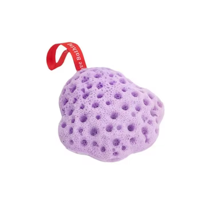 Bola limpia, bolas de ducha suaves con forma de pata de gato, esponja para baño para bebé, accesorios de baño, lavados de dibujos animados de PE, la tierra para el hogar - 1