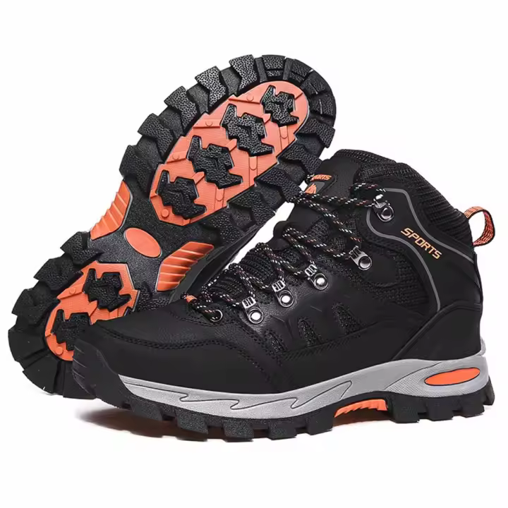 Botas de senderismo impermeables al tobillo para hombre y mujer, zapatos ligeros para exteriores, Trekking, senderos, Armadillo, Montañismo - 1