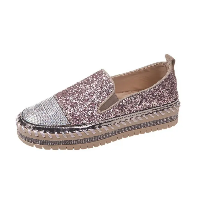 Mocasines planos a la moda para mujer, zapatos sin cordones - 1
