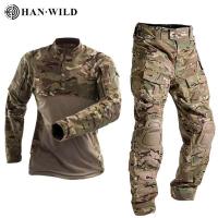 Traje táctico Hanye/camisa de camuflaje+pantalones tácticos/traje de montañismo - details 0
