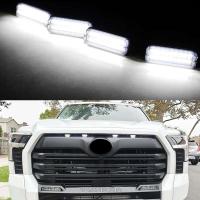 Para Toyota Tundra Raptor/TRD estilo LED parrilla lámpara montaje DRL/conducción/posición luces marcadoras de liquidación 2022-2025 - details 4