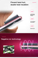 Peine Rectificador de Cabello Cerámico Profesional Herramienta de Estilismo de Cuidado del Cabello de Calentamiento Rápido Enchufe de Estándar Europeo Certificado CE - details 3