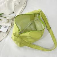 Bolso bandolera de lona informal de gran capacidad, bolso de hombro ligero de Color sólido, bolso Hobo con cremallera, trabajo - details 11