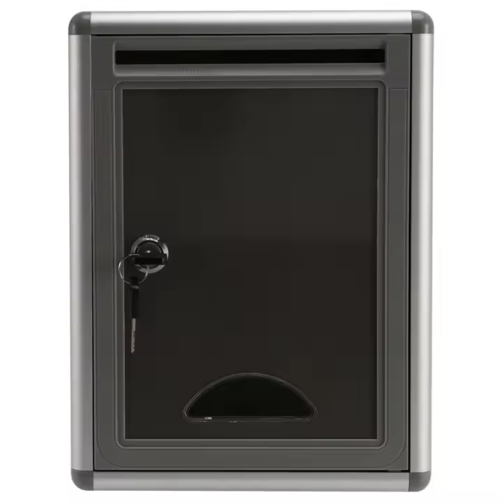Caja Postal de aleación de aluminio para decoración del hogar, buzón de correo seguro bloqueable Vintage, adorno de jardín - 1
