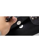 Bolso De Hombro Para Mujer Yogodlns Negro De Cuero Con Estilo Vintage Y Cráneos De Moda Con Hebels Bolso De Mano Cool - details 25