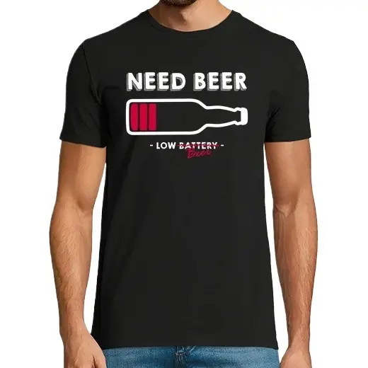 necesito cerveza Camisetas CERVEZA,Pack Regalo Camiseta Personalizada - 1