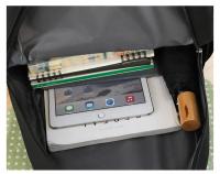 Mochila escolar, esencial para la escuela Juego de 4 piezas, con un colgante de oso, bonito y a la moda - details 5