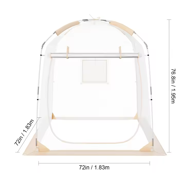 SucceBuy Tienda Deportiva, Tienda Emergente Instantánea, Cápsula Resistente A La Intemperie, Tienda De Vista Clara Con Burbujas Al Aire Libre, Refugio Con Toldo Climático - 1