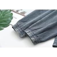 Chaqueta de Denim Holgada y Delgada para Mujer Ropa de Moda Plus Size para Primavera Otoño - details 8