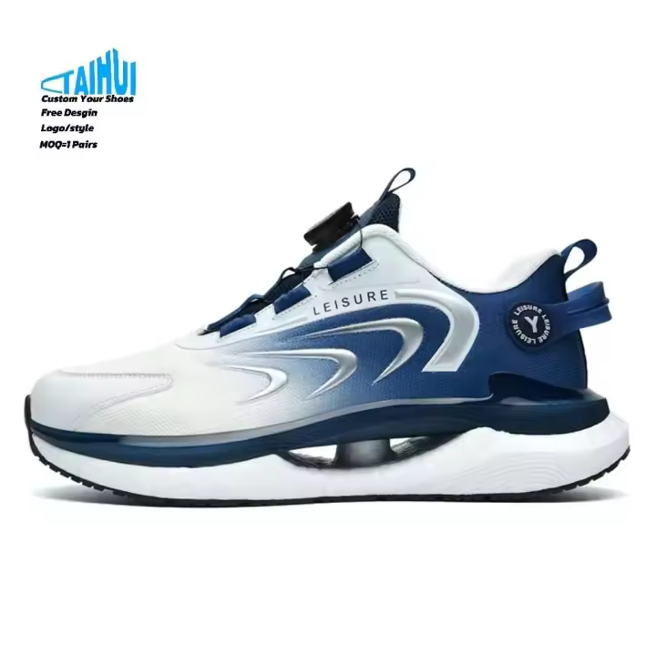 Zapatos casuales de moda para hombre, zapatos de entrenamiento para correr con absorción de impactos y transpirables de malla - 1