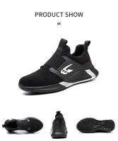 Zapatos De Seguridad Para Hombre Y Mujer 2024 Antipinchazos Y Punta De Acero Zapatillas De Trabajo Industriales Unisex Con Cordones Mesh Suela EVA Talla Verdadera - details 21