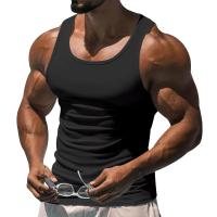 Un chaleco informal y transpirable de color liso para el entrenamiento físico de verano de los hombres en Europa y Estados Unidos en 2025. - details 21