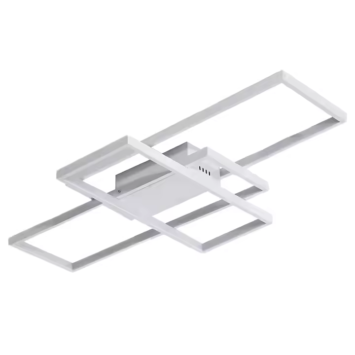 Goeco Lámpara de techo LED regulable 105 cm Diseño minimalista Iluminación acrílica para dormitorio - 1