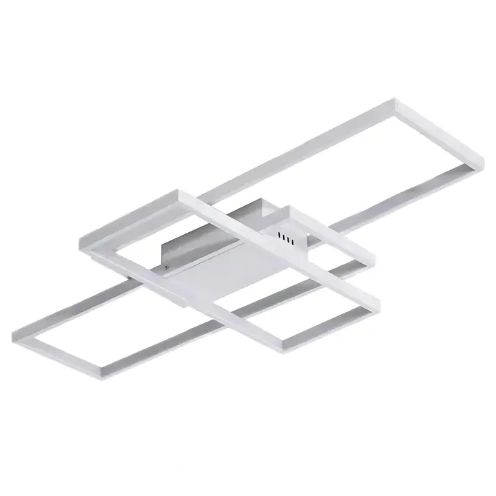 Goeco Lámpara de techo LED regulable 105 cm Diseño minimalista Iluminación acrílica para dormitorio - 1