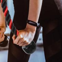 Cuerda de tracción para Fitness de un solo mango, cuerda de tracción multifuncional para tríceps, equipo de gimnasio estable para ejercicio - details 10