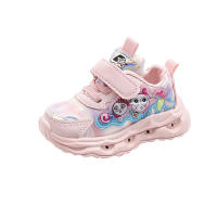 Primavera y otoño nuevos zapatos deportivos para niños princesa de dibujos animados LED luminosos compañeros de clase de 1 a 5 años niñas zapatos deportivos y de ocio - details 14
