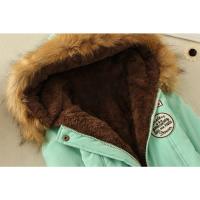 Chaqueta de algodón acolchada para mujer, abrigo informal ajustado con capucha, Parkas acolchadas, abrigo cálido, otoño e invierno, nové de 2025 - details 43