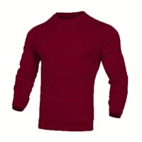 Abrigo de hombre moda pequeño cheque Waffle juvenil cuello redondo jacquard cheque sudadera con capucha - details 10