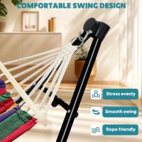 Hamaca y Silla de Algodón Anyoo Portátil Soporte Plegable para Uso Interior y Exterior - details 28