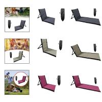 Floor Chair with Backrest, Camping Chair, Lounge Chair with Storage Bag, Folding