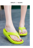 Pareja Casual Versátil Premium Simple Fondo Grueso Alto Elástico Chanclas Zapatillas Playa - details 19